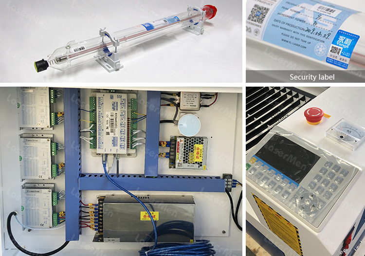 Detailed image of co2 laser machine