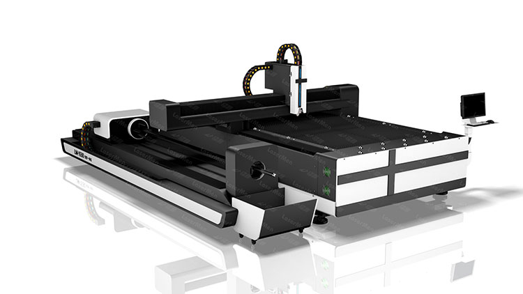 Metal sheet and tube fiber laser cutting machine 
