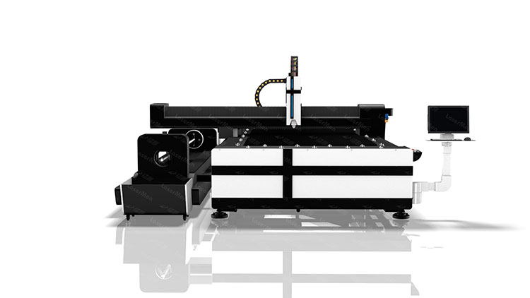 Metal sheet and tube fiber laser cutting machine