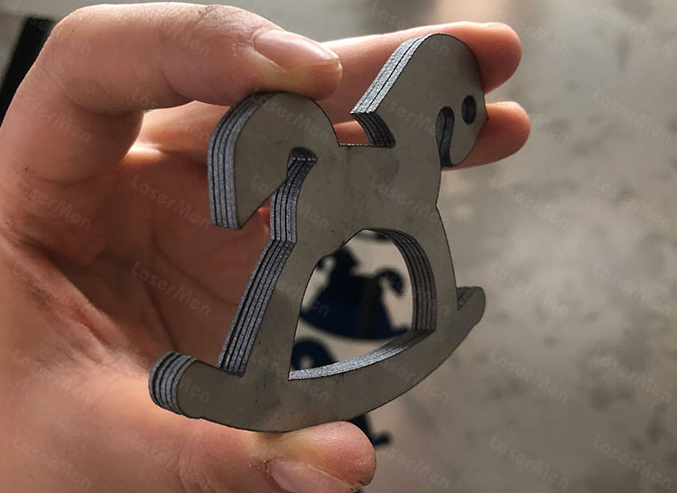 Stainless steel cutting with LaserMen double heads hybrid laser cutting machine