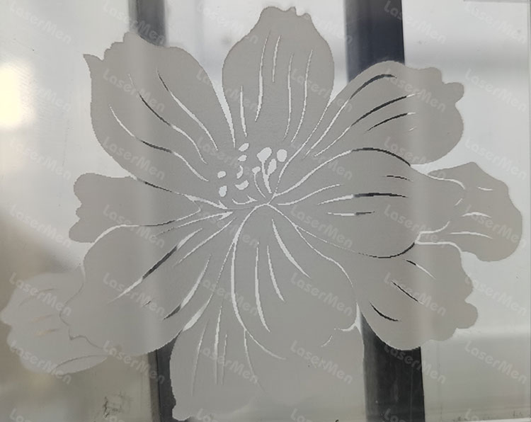 Acrylic cut and engrave with LaserMen mini co2 laser machine 9060