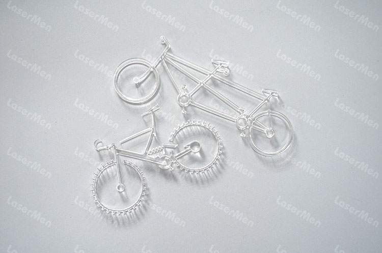 Acrylic crafts making with LaserMen economic co2 laser machine 