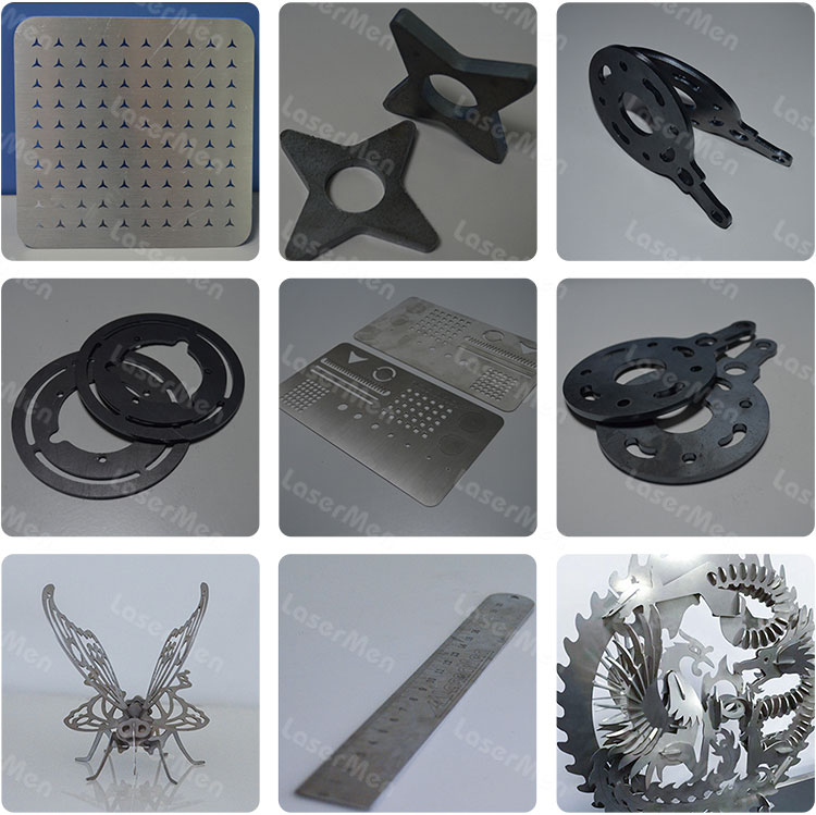 fiber laser cutting machine sample