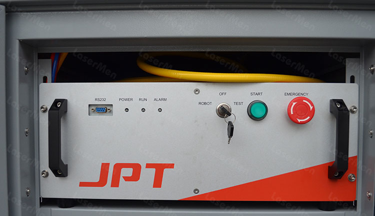JPT laser spurce of fiber laser cleaner