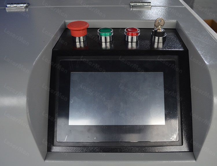 Control panel of fiber laser cleaning machine