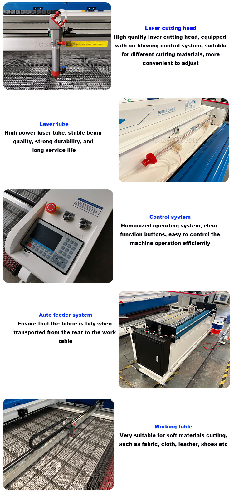 fabric laser cutting machine details