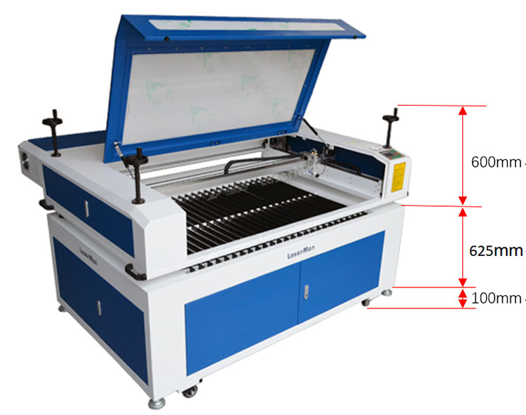split type co2 laser cutting and engraving machine
