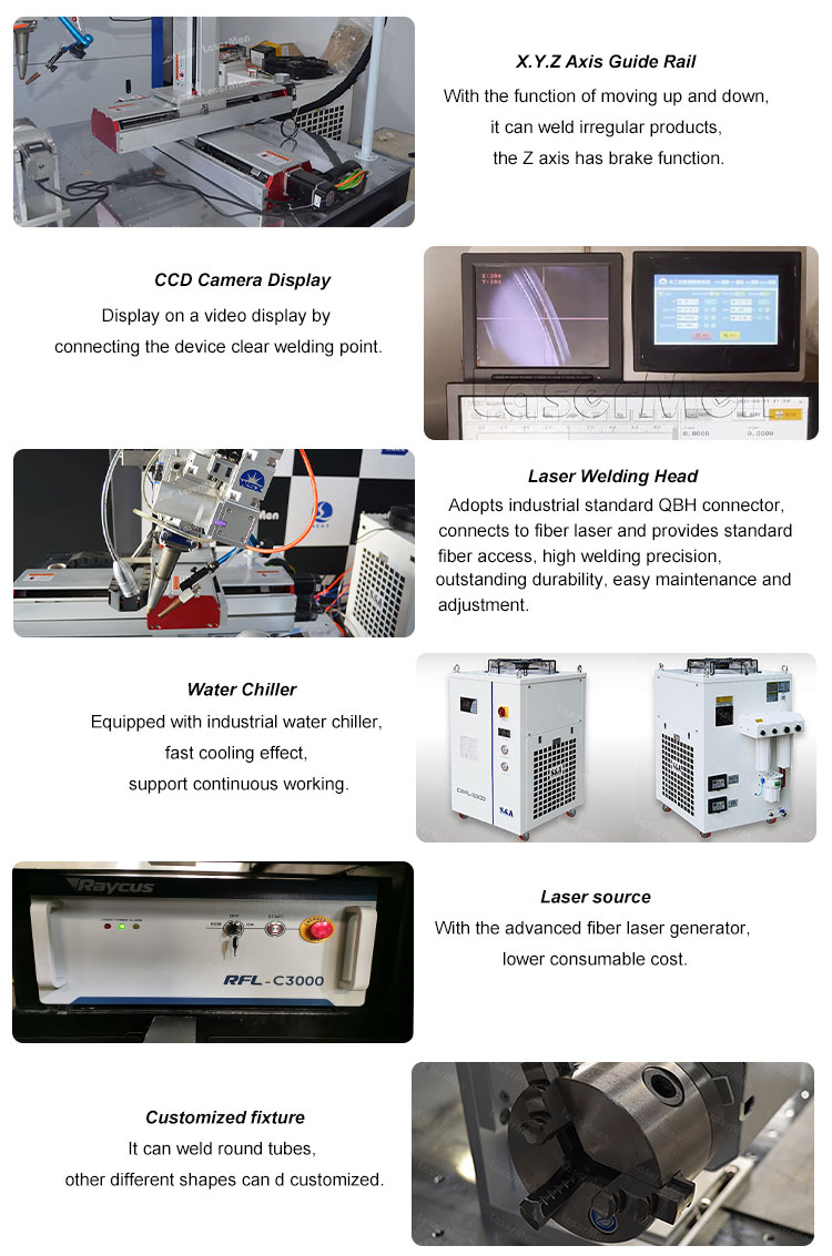 automatic fiber laser welding machine detailes