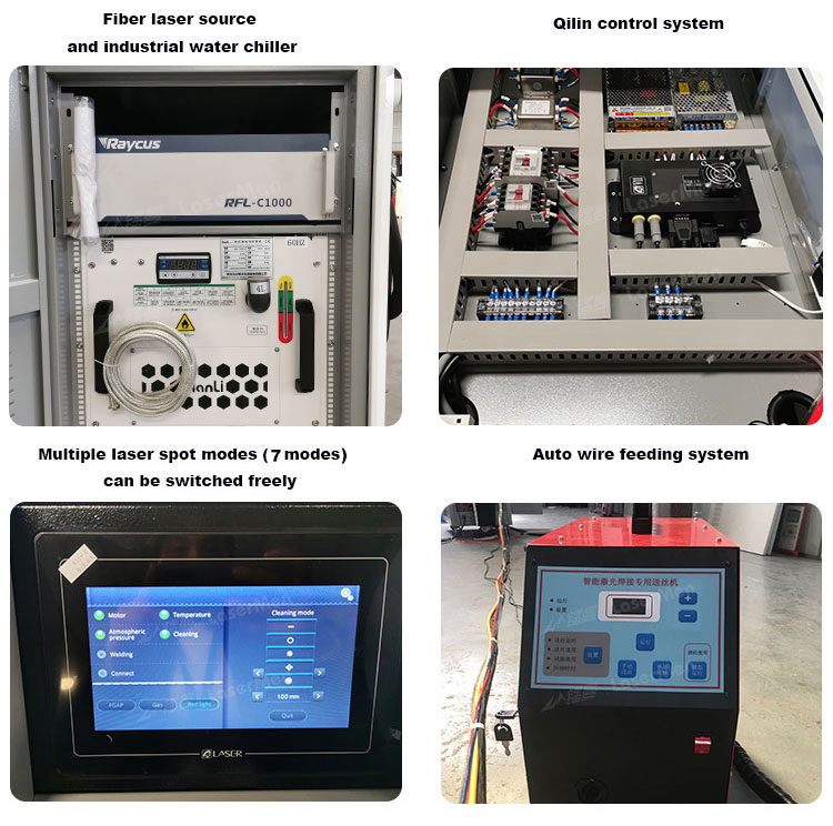 fiber laser welding cleaning cutting machine details show