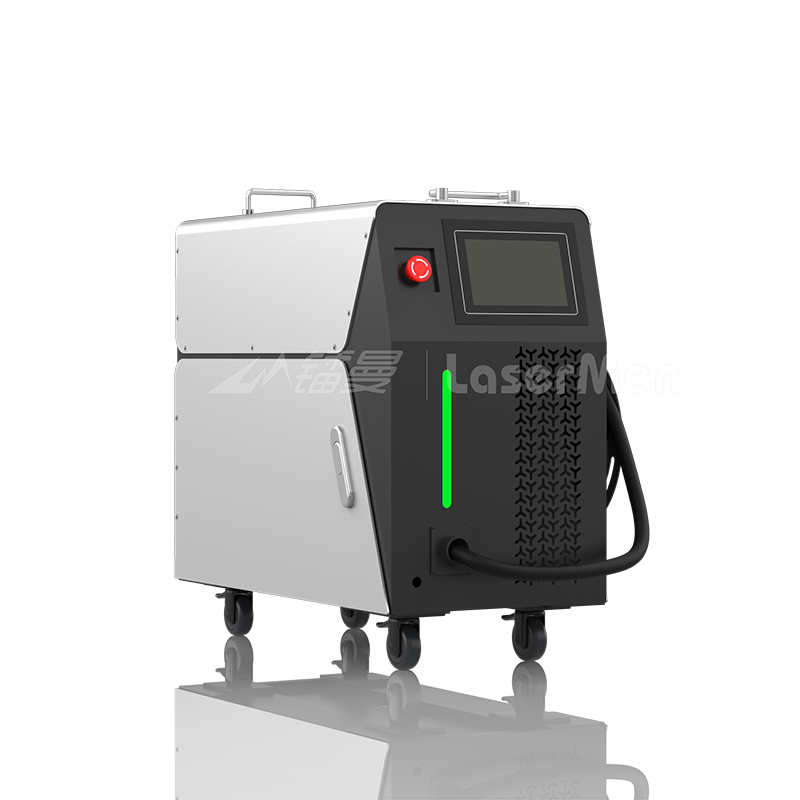 Air cooling fiber laser welding cutting cleaning machine with built-in auto wire feeder