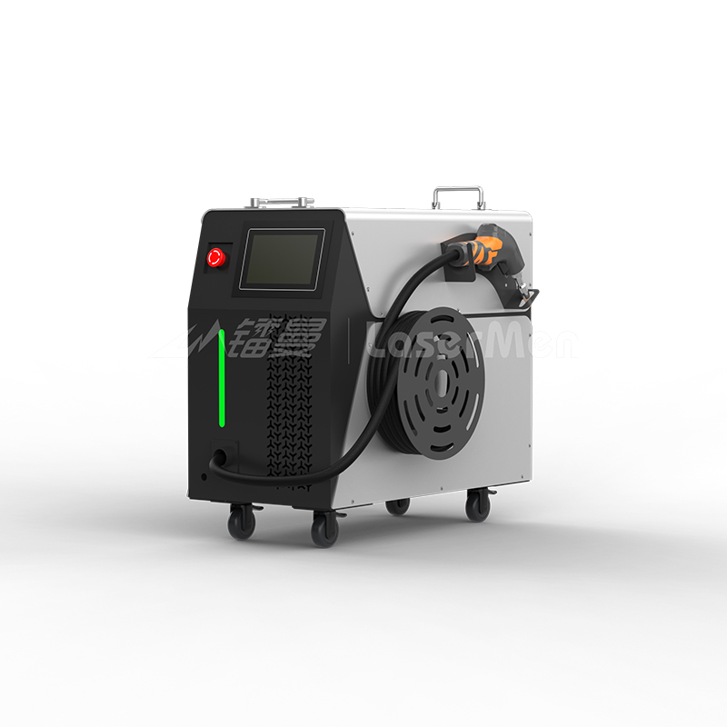 Air cooling fiber laser welding cutting cleaning machine with built-in auto wire feeder