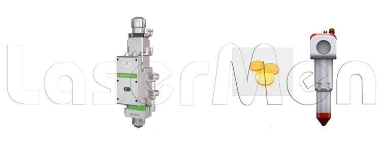 Fiber CO2 Laser Cutting Machine Laser Head