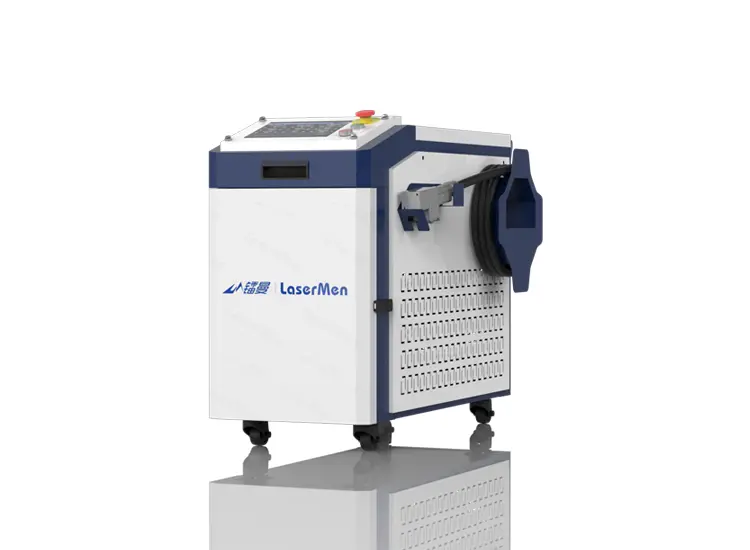 Mini type fiber laser cleaning machine for metal materials