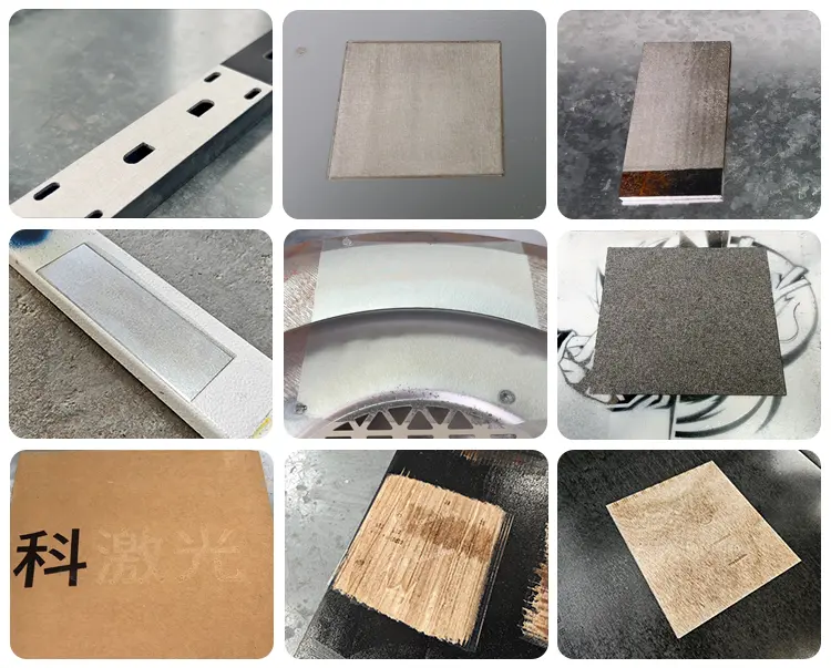 fiber laser cleaning sample