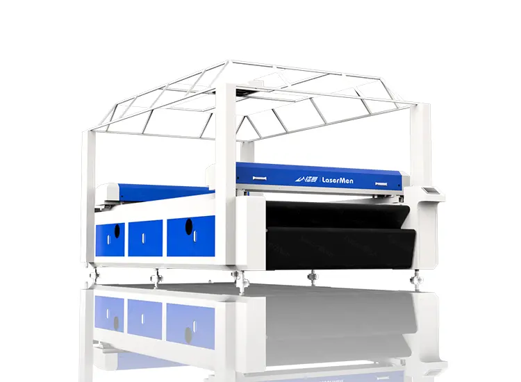 Panorama camera positioning fabric laser cutting machine