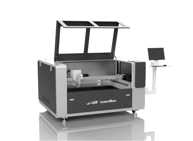 1390 fiber co2 mixed laser cutting machine for metal and nonmetal